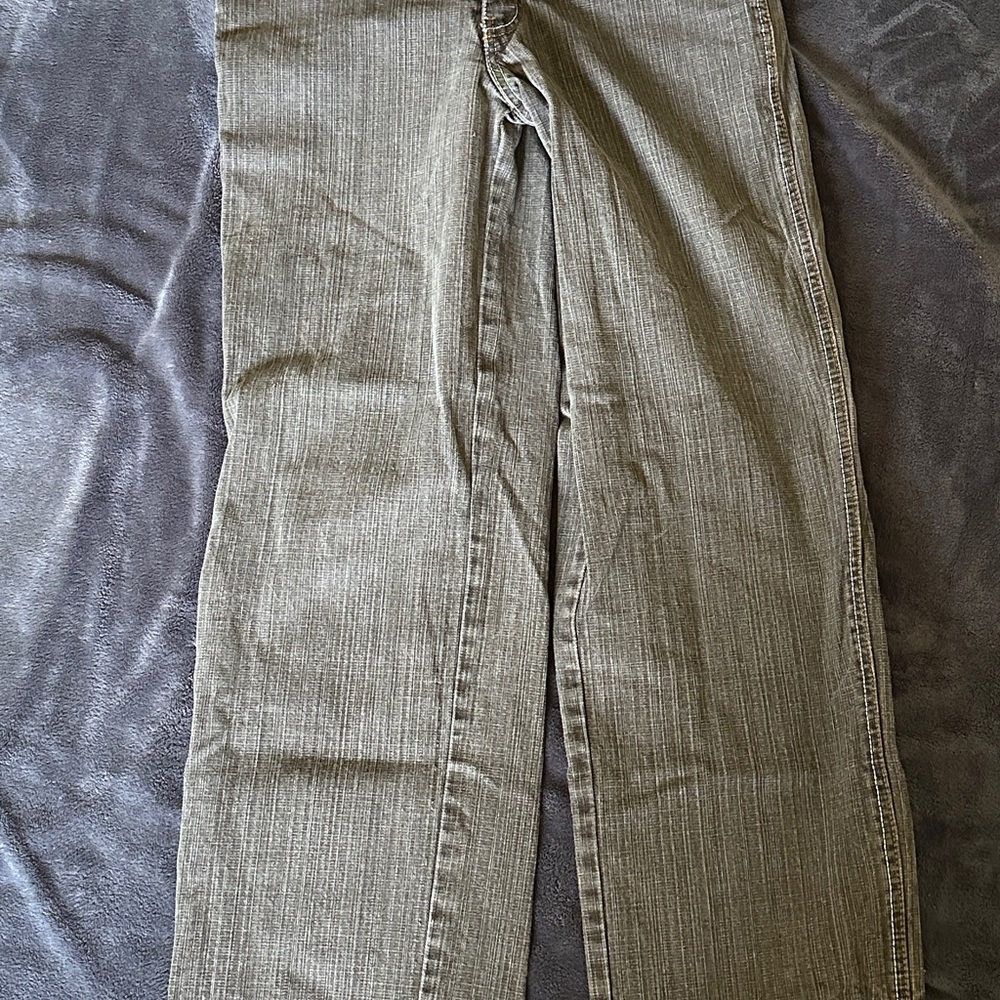 Gray Pinstripe Pants